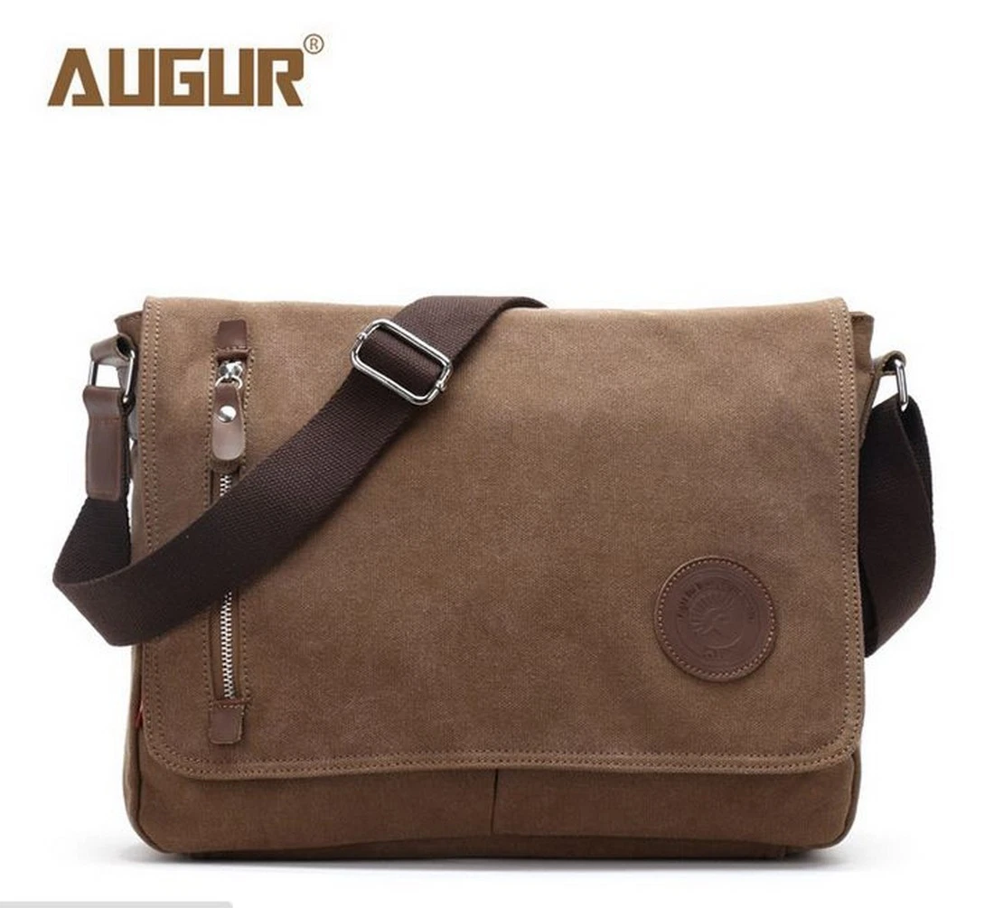 Borsa A Tracolla Uomo Vintage In Tela, Piccola E Compatta Per Viaggi E Tempo Libero - 4