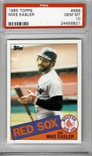 1985 Topps #686 Mike EASLER - PSA 10+++ Red Sox
