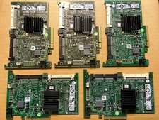 LOT OF 5 DELL E2K-UCP-61- B PERC 6I SAS RAID CONTROLLER no battery