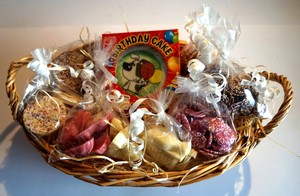 dog birthday basket