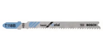 Bosch Stichsägeblatt T 118 B Basic for Metal, 5er-Pack
