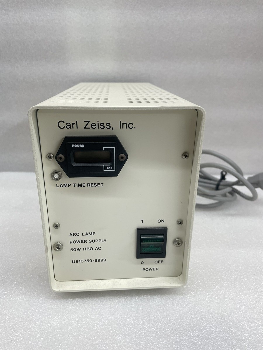 Carl Zeiss Microscope Arc Lamp Power Supply 50W HBO AC 910759-9999