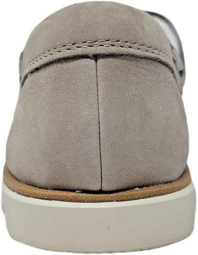 Cole Haan Hombres Paloma Gris Marfil Grand Atlantic Nubuck Zapato Barco Talla 11 CH-016 - Imagen 4 de 5