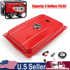 5 Gallon Generator Gas Tank Fuel Filter Cap Gauge Petcock Universal Fit EC2500✔️