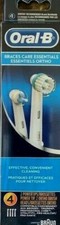 New ORAL-B BRACES CARE ESSENTIALS 4 Replacement Heads