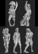 Undead Pirates D&D Depths of Savage Atoll EC3D  28mm 32mm 