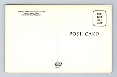 Postal de Sentry World Headquarters Stevens Point Wisconsin - Imagen 2 de 2