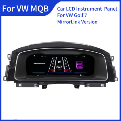 12.3'' Car LCD Digital Virtual Instrument Cluster Dashboard Retrofit For VW Golf7