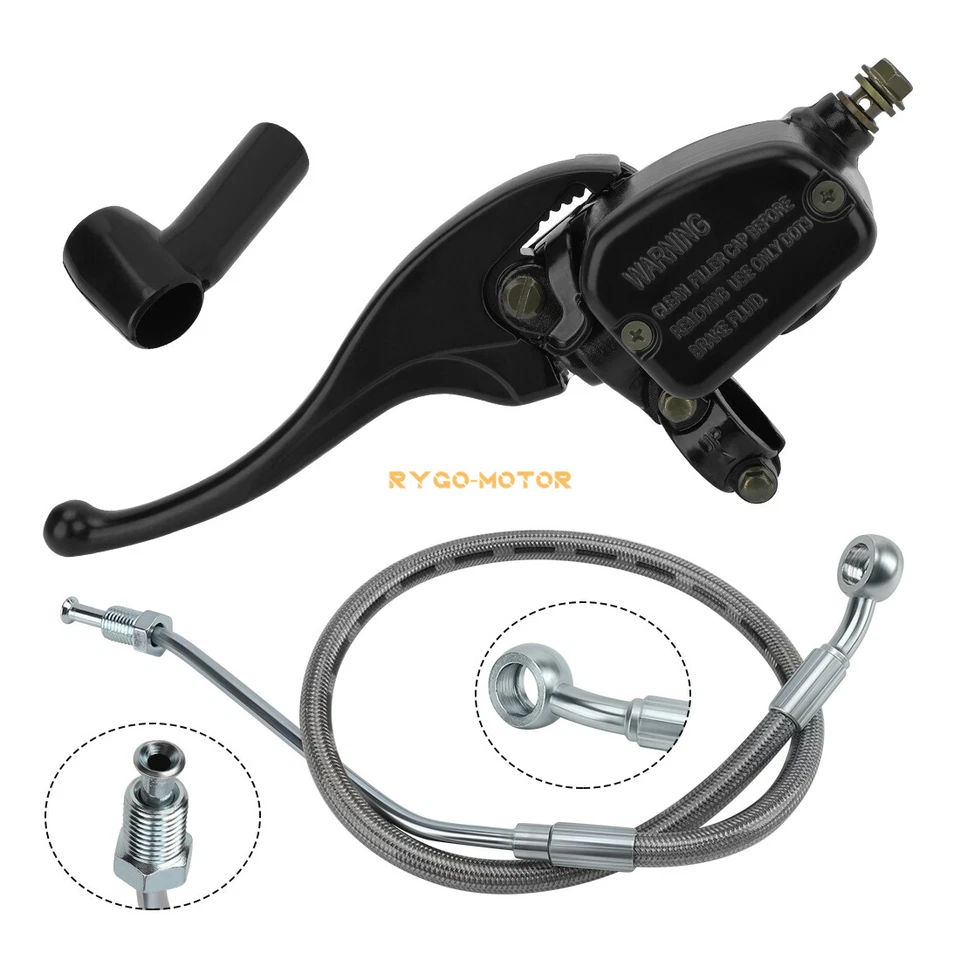 Front Brake Master Cylinder & Hose Line for Polaris Magnum 325 330 500 2001-2006 - Image 4 of 4