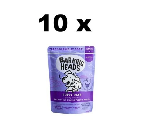 10 x Barking Heads Puppy Days 300g BBE 02/05/25 CHEAP BARGAIN BULK