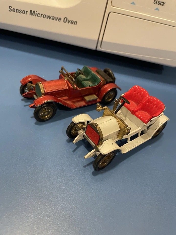 Lote De 2 Modelos De Colección Lesney Matchbox De Antaño (1909 opel + 1914 Stutz) Foto 2 de 4