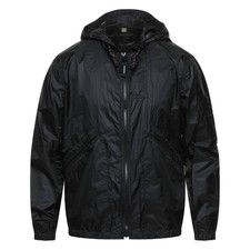 Burberry Short Black Windbreaker Thin Bomber Jacket