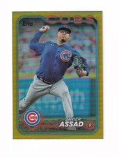 2024 TOPPS SERIES 2 BASEBALL JAVIER ASSAD GOLD FOIL PARALLEL CARD 354