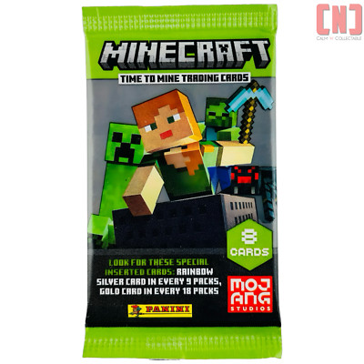 Panini Minecraft Time To Mine Trading Cards Sealed Pack