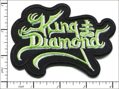 24 Pcs Embroidered Iron on patches King Diamond 100x72mm AP025kD