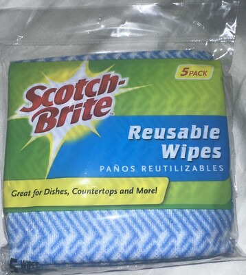 Scotch-Brite Kitchen Wipes, Wet or Dry, Reusable, Dries quickly, kitchen Need