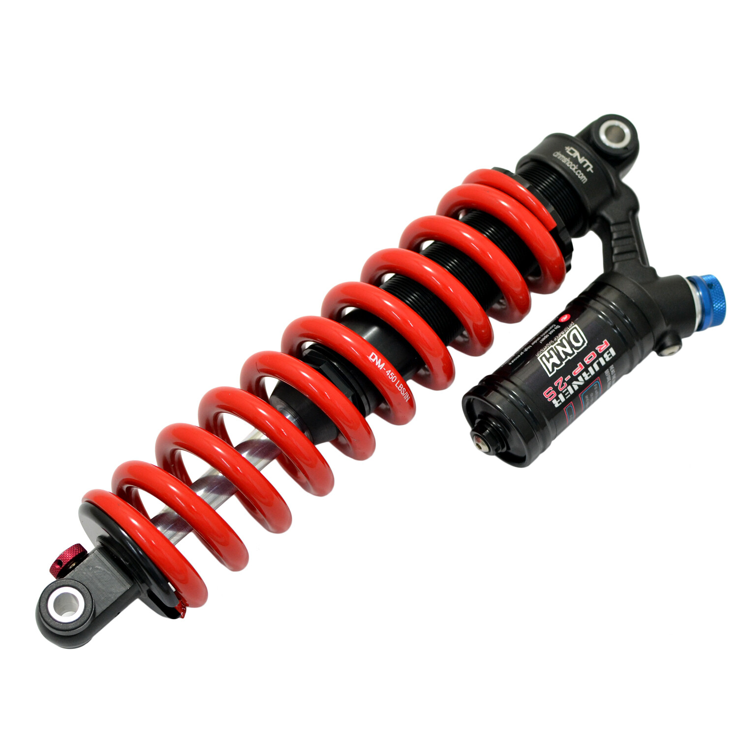 DNM BURNERRCP2S MTB Downhill Bike Rear Shock 265mm 450 lbs , Red Coil