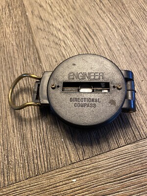 Ancienne boussole directionnelle ingénieur ceinture TC