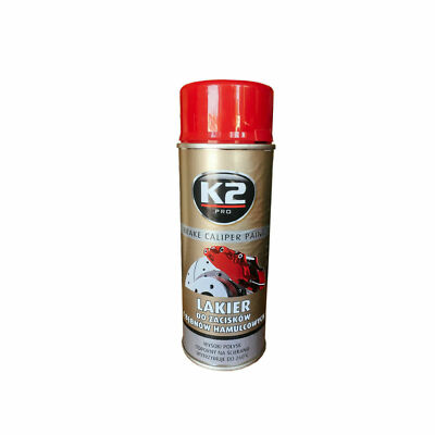 K2 Bremssattellack Spray Brake Caliper Paint Farbe ROT 400ml