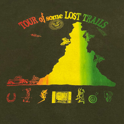 Rare Vintage 90s F.T.I 1996 Tour Of Some Lost Trails Tee T-Shirt