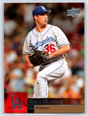 2009 Upper Deck Greg Maddux Los Angeles Dodgers #211