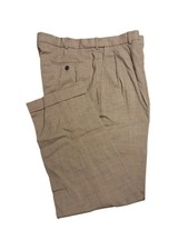 Lands' End Men's Comfort Waist Pleated Front Wool Pants 34x30 NWOT