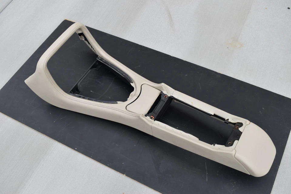 Jaguar XK8 1998-2000 consola central beige reposabrazos panel de ajuste OEM Foto 3 de 4