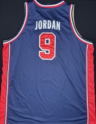 RARE Michael Jordan 1992 Dream Team USA Olympic NIKE SEWN