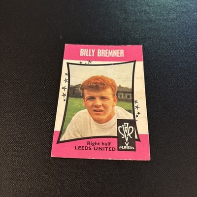 A&BC Footballer 1967 Star Players Card - #38 Billy Bremner - Leeds United 