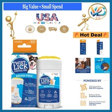 Twist  Lick Dental Gel for Dogs 2 oz Chicken Flavor Fresh Breath Plaque Control