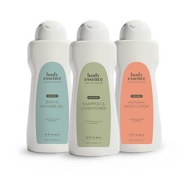 NEU!Family Care 3er Set á 500ml Duschgel, Haarshampoo, Bodylotion
