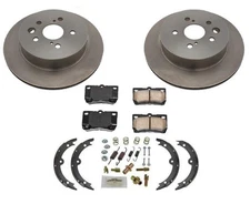 Rear Premium Disc Brake Rotors Ceramic Pads for Lexus GS350 07-11 5pc