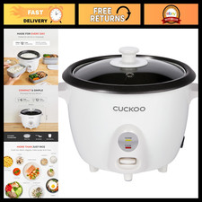 One-Touch 12-Cup Rice Cooker Warmer, Easy Clean, White, Perfect for Meal Prep