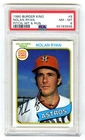 NOLAN RYAN~RARE 1980 TOPPS BURGER KING PITCH,HIT & RUN PSA-8 NM-MT GRADED CARD#9