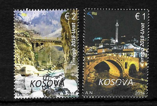 Kosovo: Europa 2018, Brücken, gestempelt