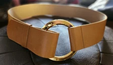 WCM New York Brown Belt Size Large Italian Leather Belt