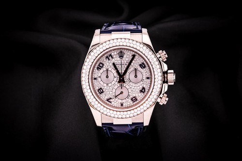 Rolex Daytona 116589RBR White Gold With Diamond Dial And Bezel