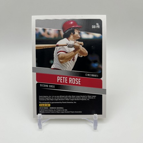 2018 Donruss Significant Signatures Pete Rose Gold /10 #SIG-PR - Picture 2 of 3