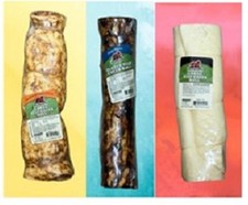 RedBarn NATURAL Beef Cheeks LARGE Dog Chew Treats - Bully Chicken Natural Dog