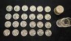 ESTATE FIND of Short roll of (24) 1945 Mercury Dime 10c GEM BU