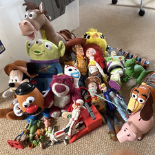 Disney Toy Story Medium Plush Bundle Woody Buzz Alien Lotso Bullseye Mr Potato