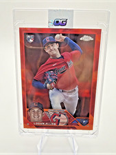 2023 Topps Chrome Update Logan Allen #USC186 Orange/Red Lava Lamp RC NM #1/10 🔥
