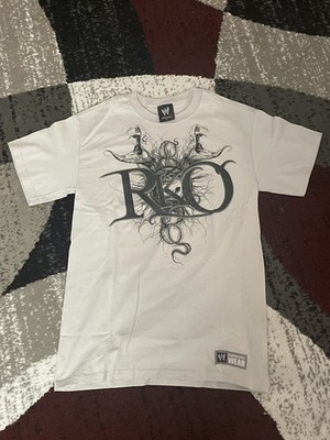 Wwe y2k rko graphic tee Men s size Small white and black 