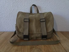Filson Tin Cloth Medium Field Bag | Dark Tan | Made in USA | Discontinued | Rare