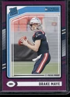 2024 Panini Donruss - Rated Rookie Drake Maye #379 Purple Press Proof (RC)