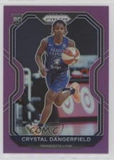 2021 Panini Prizm WNBA Purple 94/99 Crystal Dangerfield #41 Rookie RC 02v3