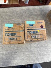 LOT of 2 GENUINE KONICA MINOLTA 8938-402 TN-311 TONER BLACK BIZHUB 350 362