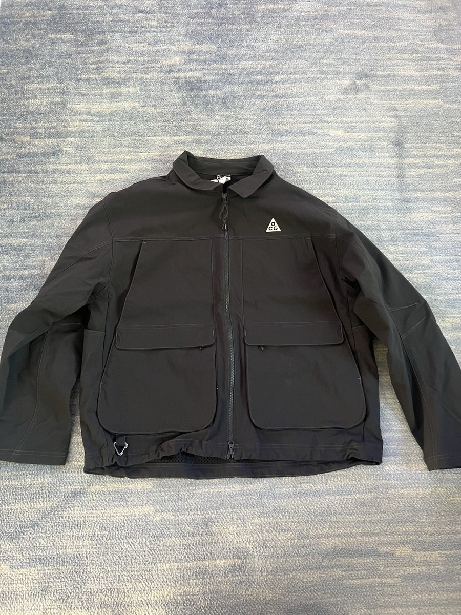 Nike ACG Smith Summit UV Jacket Black HV0598-010 Men's Size XL NWT