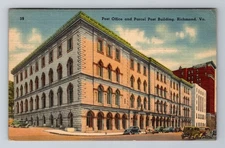 Richmond VA-Virginia, Post Office, Parcel Post Building, c1942 Vintage Postcard