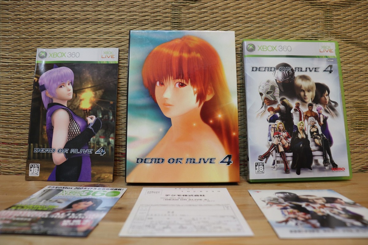 Dead or Alive 4 Limited Edition Complete Set! Japan Xbox 360